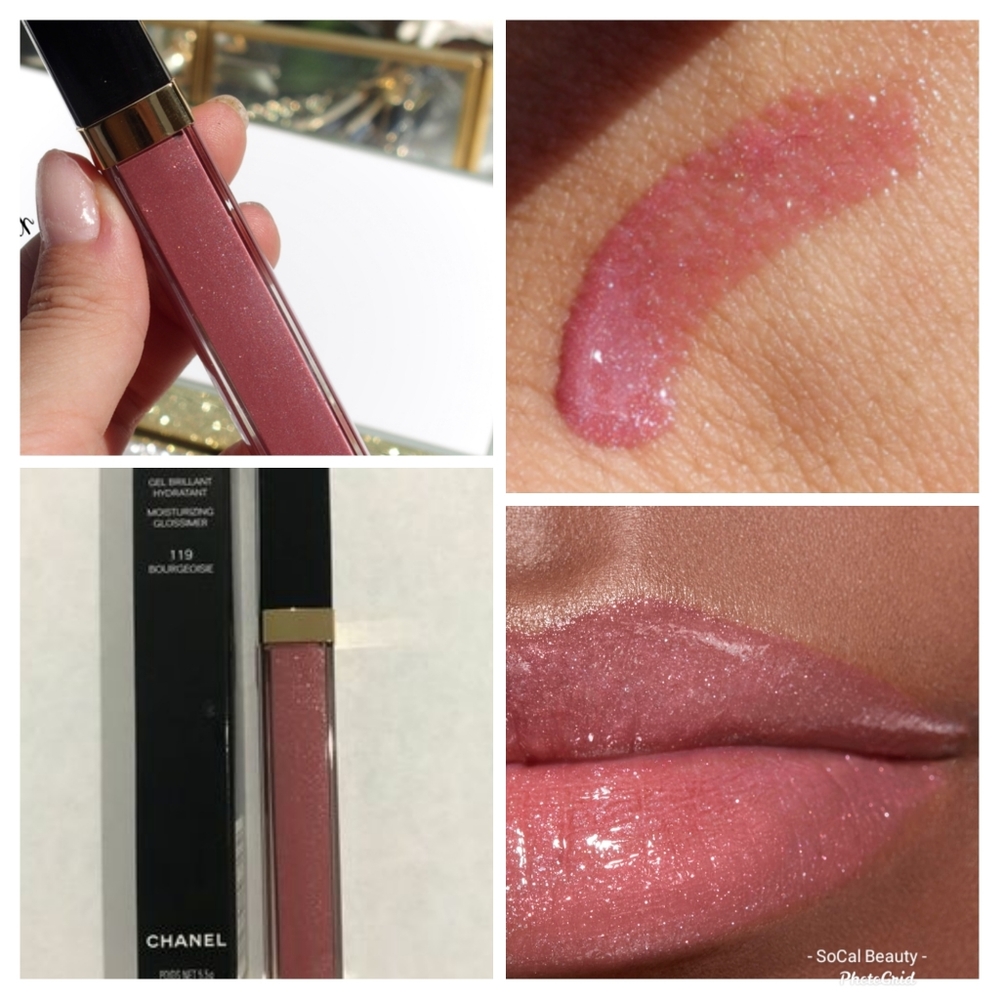 💋Lip Need💋BNIB CHANEL Fullsize #119 BOURGEOISIE Rouge Coco Lip Gloss!Gorg!$42R
